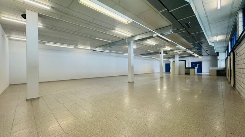 Grosse Gewerbefläche im EG mit Rampe, 3 Räumen und Parkplätzen - sofort verfügbar (1)