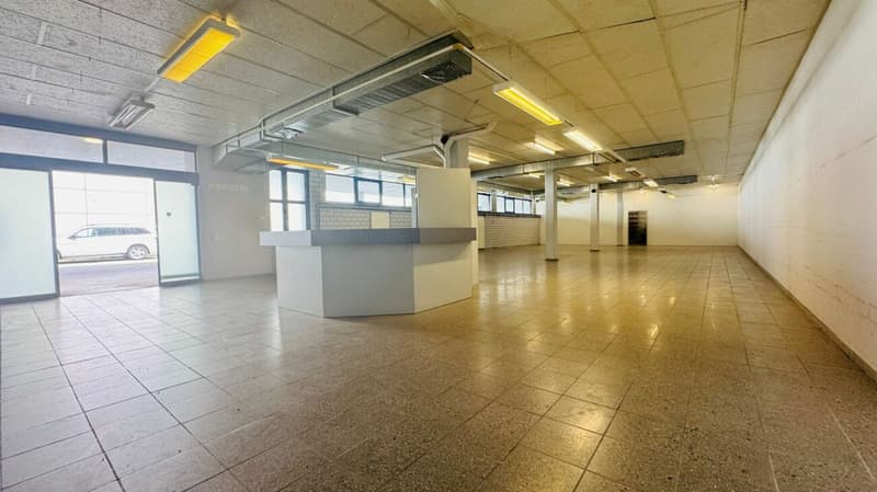 Grosse Gewerbefläche im EG mit Rampe, 3 Räumen und Parkplätzen - sofort verfügbar (2)