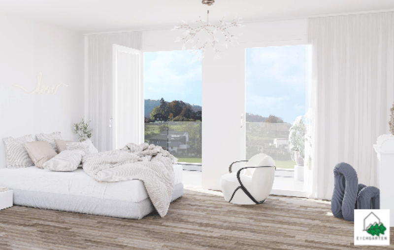 Neuwertiges Doppel-Einfamilienhaus (F1) mit 2 Nasszellen, 2 Parkplätzen, Garten und Sitzplatz (6)