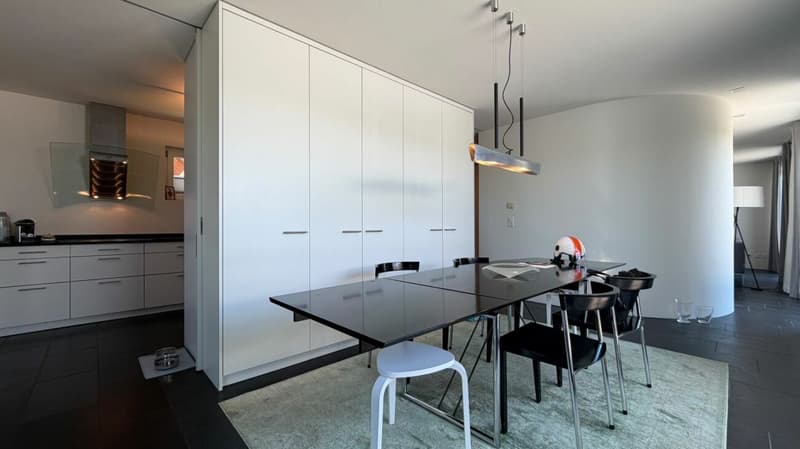 Architektonisches 5.5-Zimmer-Designerhaus mit Loftcharakter und weitläufiger Blick ins Grüne (10)