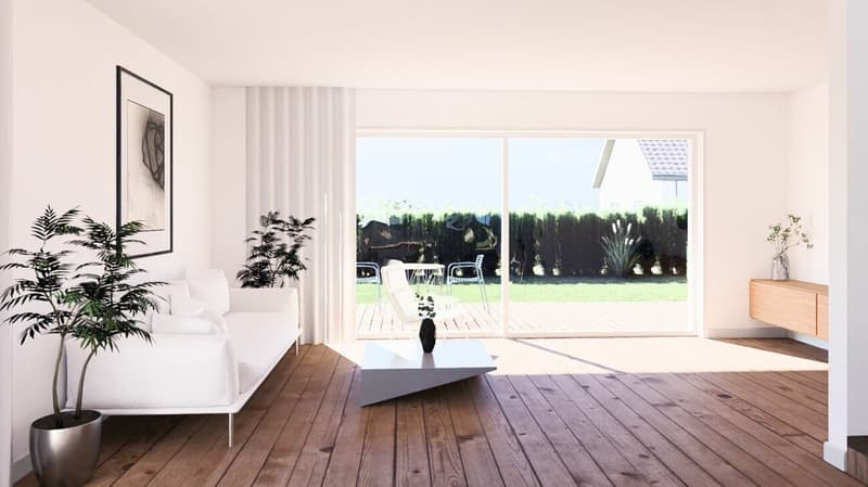 Bewilligtes Neubau-DEFH (Haus B+C), 6.5 DEFH, 3 Nasszellen, Garten, Sitzplatz, Carport & PP (7)