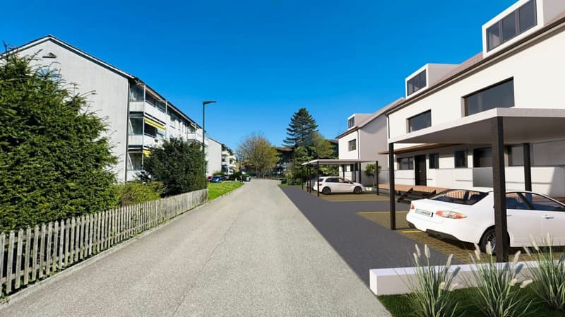 Grosses Neubau EFH, (Haus A), 6.5 Zimmer mit Garten, Studio, 3 Nasszellen, Carport & Parkplatz (2)