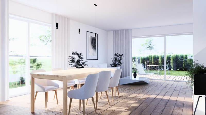 Grosses Neubau EFH, (Haus A), 6.5 Zimmer mit Garten, Studio, 3 Nasszellen, Carport & Parkplatz (8)
