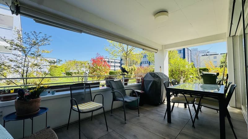 Neuwertige 4.5-Zimmer-EG Wohnung, 2 Nasszellen, Loggia, Gartenanteil, Lift, Keller und 1 AEHP (16)
