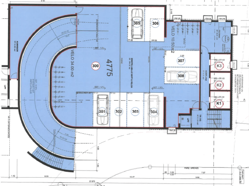 Tiefgaragenplan