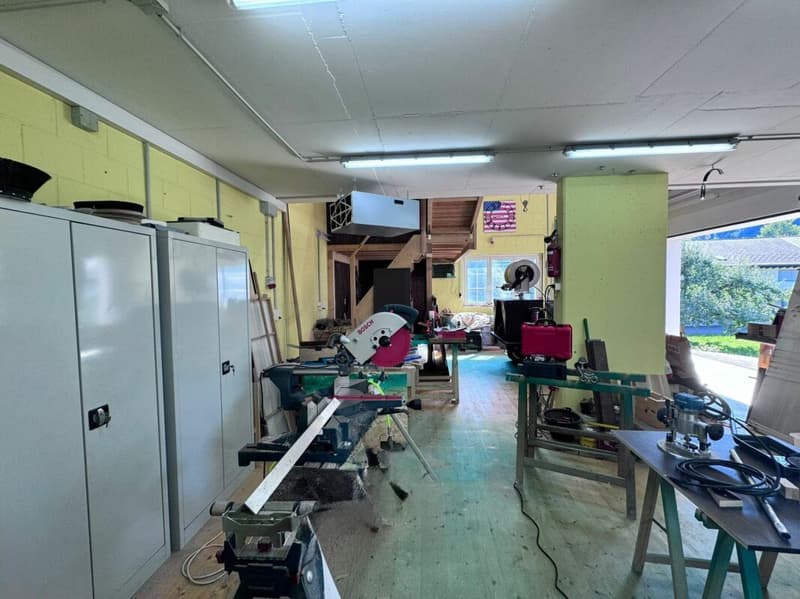 Grosses, neuwertiges 6.5-Zi. EFH, 6 Garagenplätze + 4 Parkplätze, Koi-Teich, Kinozimmer, 3 Nasszellen, traumhafte Lage, nur 10 Min. von Bubendorf (59)