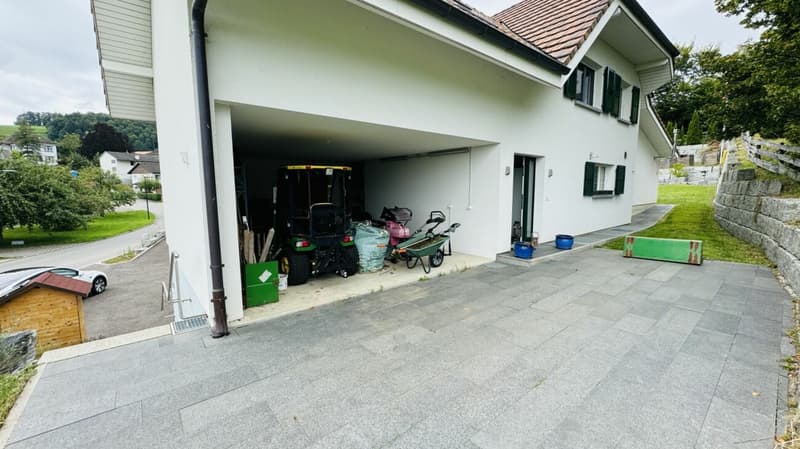 Grosses, neuwertiges 6.5-Zi. EFH, 6 Garagenplätze + 4 Parkplätze, Koi-Teich, Kinozimmer, 3 Nasszellen, traumhafte Lage, nur 10 Min. von Bubendorf (32)
