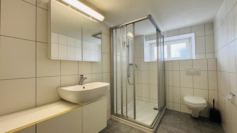 Pflegeleichtes Zweifamilienhaus mit 2 Wohneinheiten, Garage und 4-5 Parkplätzen in Ramlinsburg (9)