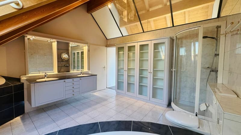 Freistehendes 4.5-Zimmer-Einfamilienhaus mit Pool, Sauna, Wintergarten, Doppelgarage & Aussicht (4)
