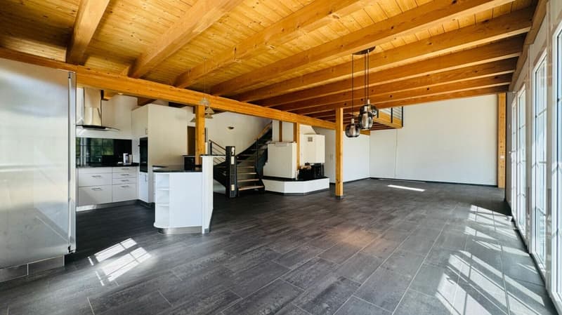 Freistehendes 4.5-Zimmer-Einfamilienhaus mit Pool, Sauna, Wintergarten, Doppelgarage & Aussicht (16)