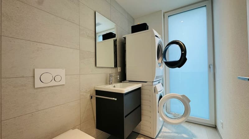 Gäste WC mit Waschturm