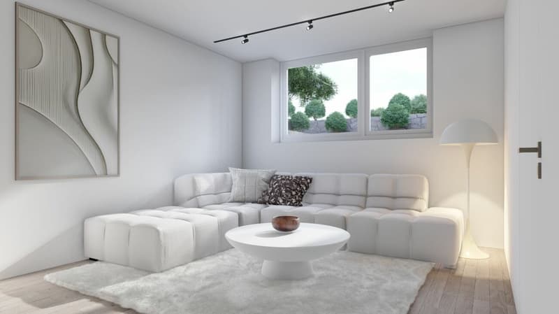 155 m2 Grosses Neubau-DEFH (Haus B), 6.5 DEFH, 3 Nasszellen, Garten, Sitzplatz, Carport & PP (9)