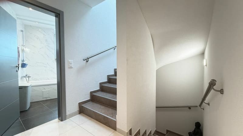 Neuwertiges 6.5 Zimmer-Eckhaus mit viel Platz, Terrassen und hervorragender Verkehrsanbindung (7)