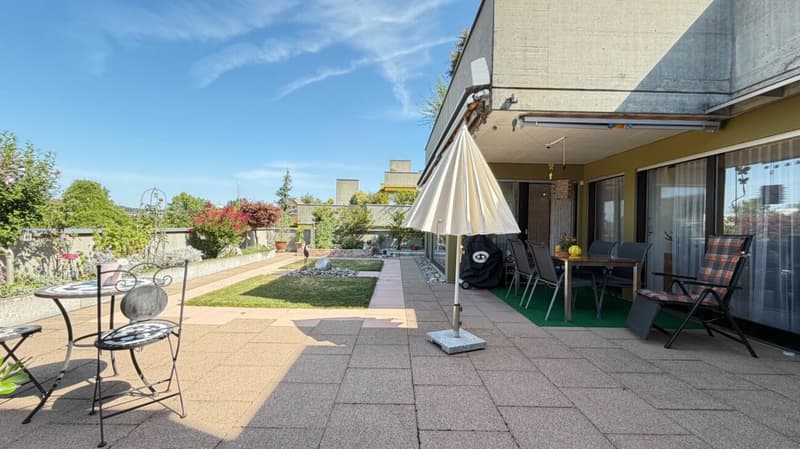 4.5-Zimmer, Terrasse, 2 Nasszellen, Garagenbox, Sauna, Fitness & Partyraum (3)