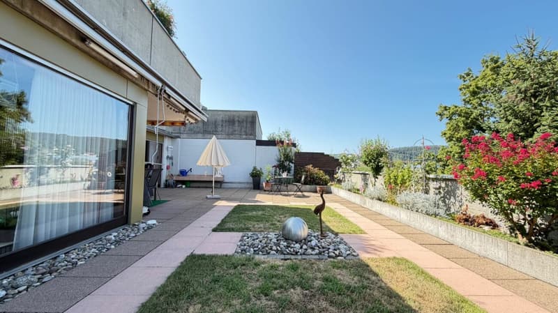 4.5-Zimmer, Terrasse, 2 Nasszellen, Garagenbox, Sauna, Fitness & Partyraum (2)