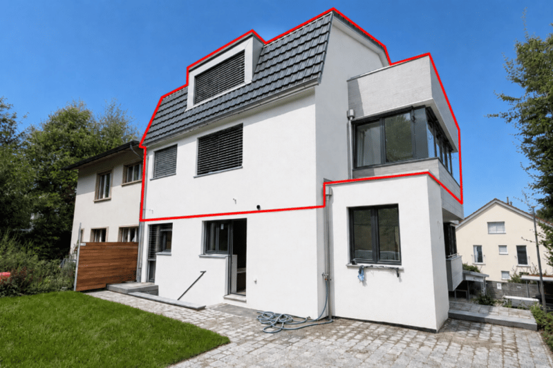 Über den Dächern von Oberwil - Maisonette mit Weitsicht, Eckbalkon und Dachterrasse (1)