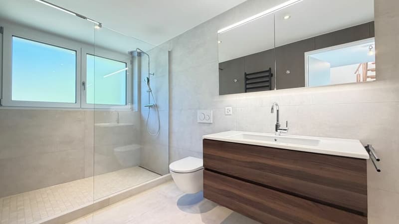 Über den Dächern von Oberwil - Maisonette mit Weitsicht, Eckbalkon und Dachterrasse (9)