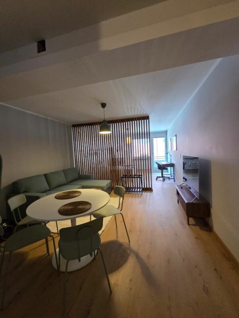 Möbliert wohnen - 1.5 Zimmer, 44 m² & Balkon (1)