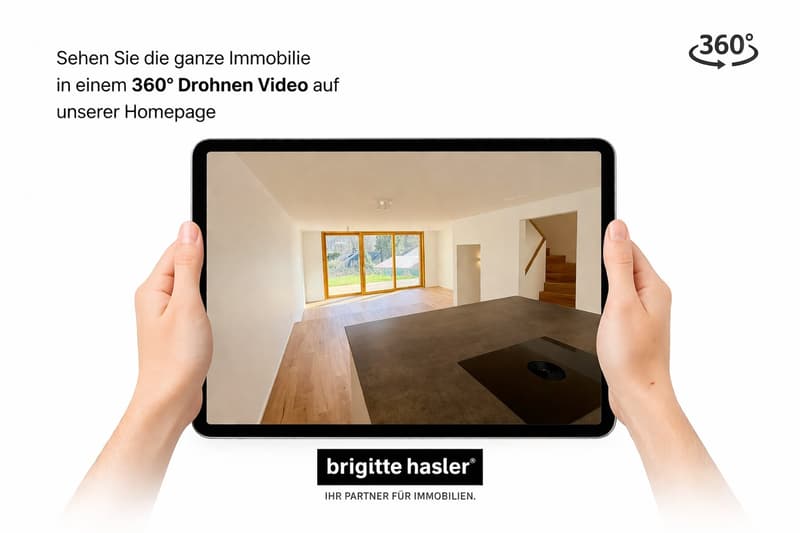 Hochwertiges Einfamilienhaus im Baurecht - 360° Drohnen Video (2)