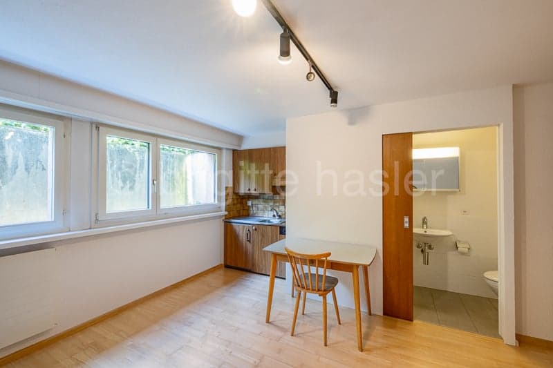 Studio mit Kochnische + Dusche/WC