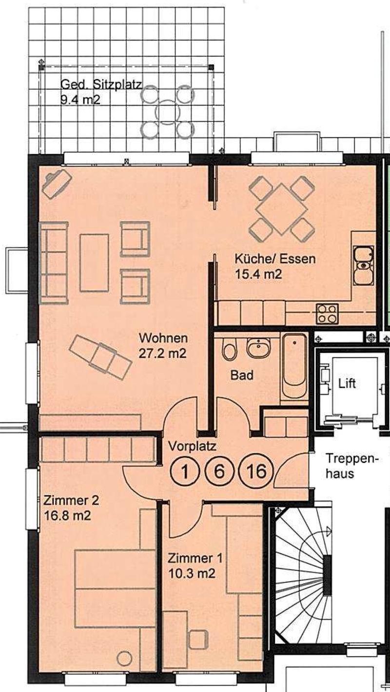 Moderne, neuwertige 3.5 Zimmer Etagenwohnung mit separater Waschküche (21)