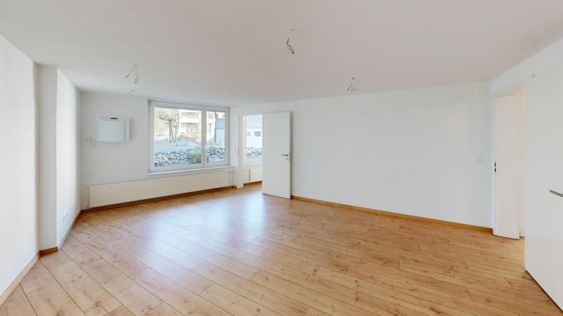 Aussergewöhnliche 3.5-Zimmer-Wohnung mit separatem Eingang & Garage inklusive (2)