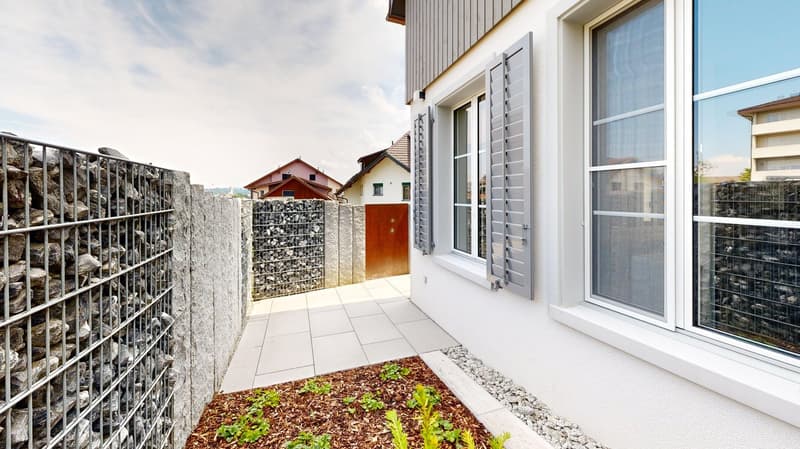 Erstvermietung: Charmantes, frisch renoviertes Tiny House mit privatem Garten in Boswil (8)