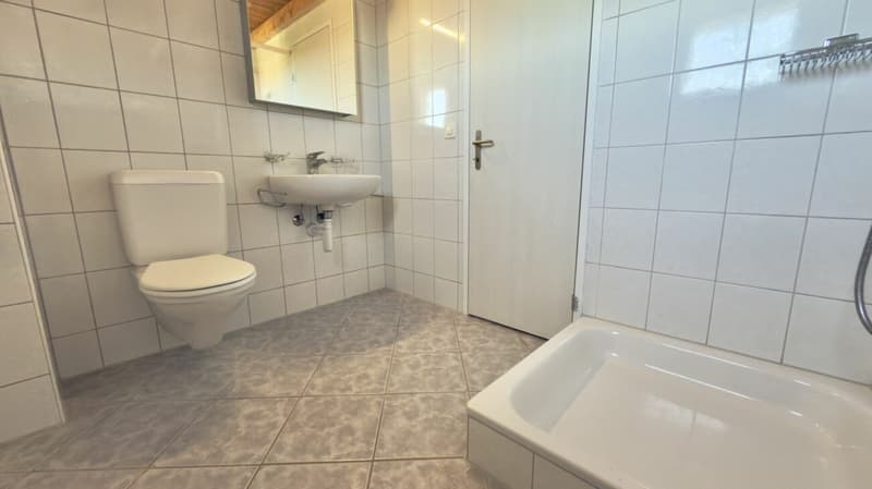 Nasszelle im Dachgeschoss