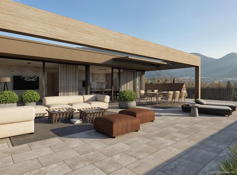 180 m2 Terrasse