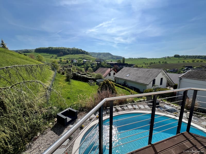 Aussicht vom Balkon