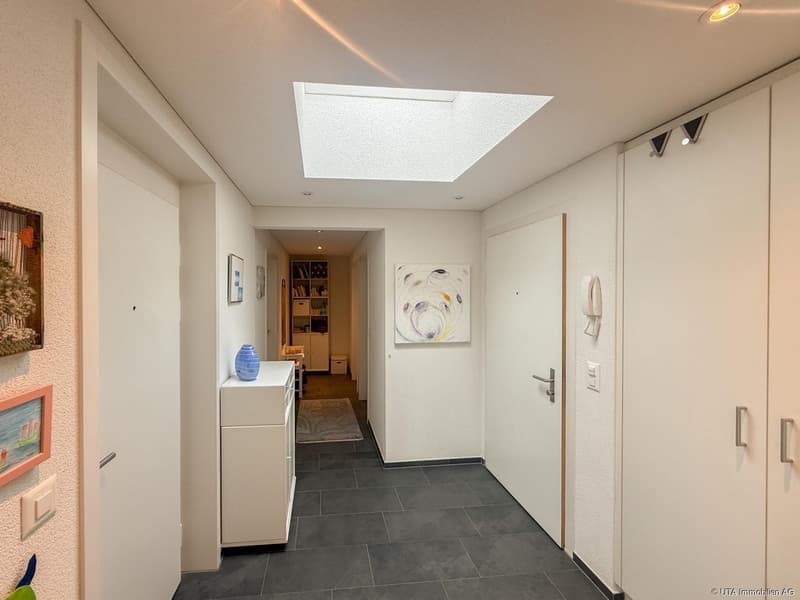 Entrée mit angenehmen Oblicht