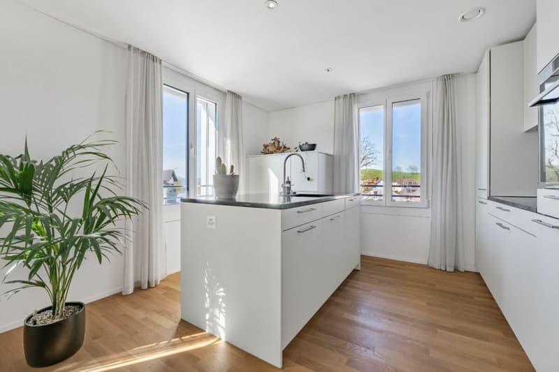 Appartement-maisonnette élégant et de haute qualité avec grande galerie, balcon et ambiance de vie calme (2)