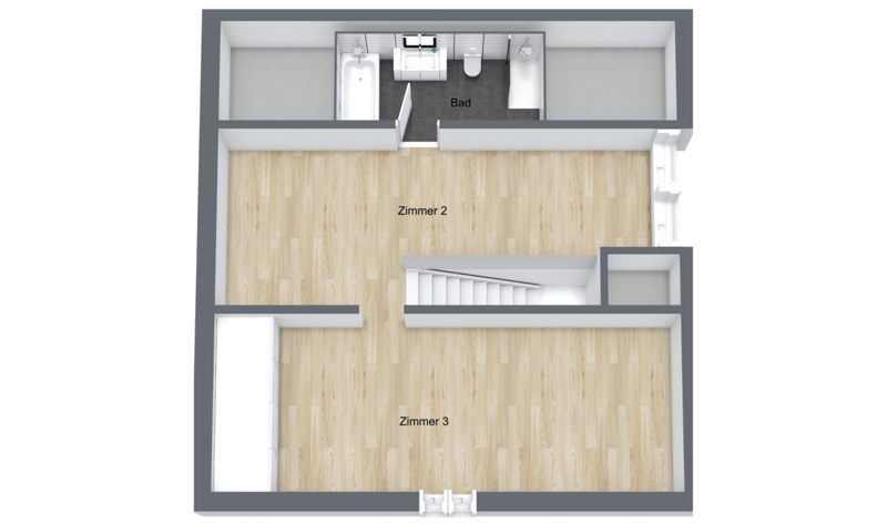 Appartement-maisonnette élégant et de haute qualité avec grande galerie, balcon et ambiance de vie calme (14)