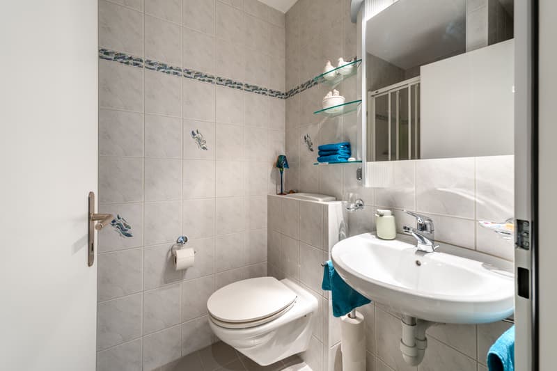 Badezimmer mit Dusche