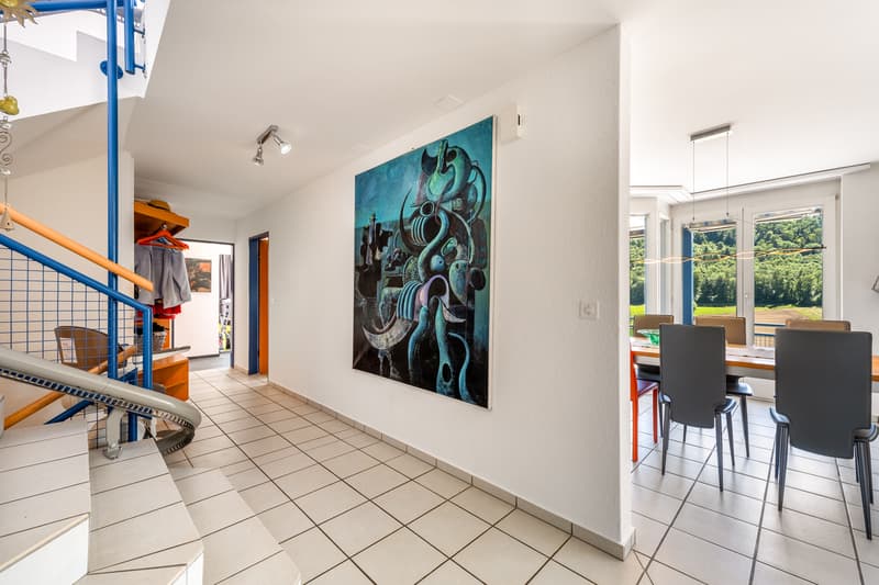 Flur mit Blick ins Esszimmer