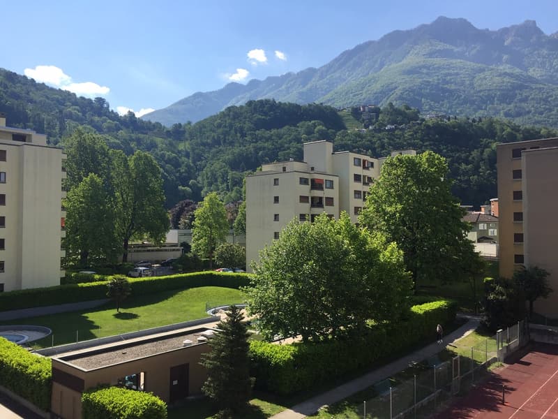 Beautiful 1.5-room apartment in a green area, in Giubiasco (2)