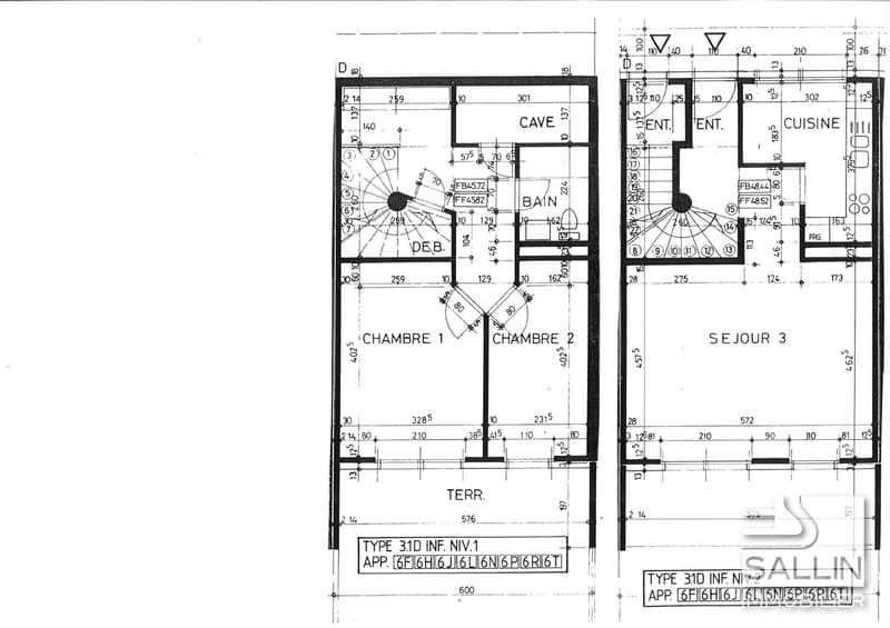 APPARTEMENT DUPLEX DE 3½ PIECES (4)
