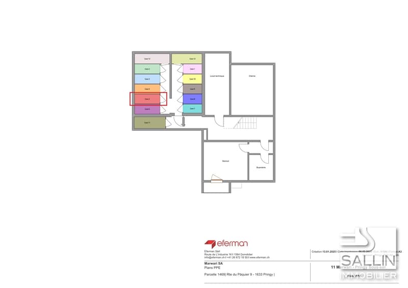Appartement rénové de 3½ pièces en duplex, env. 90 m², avec 2 pl. ext. (12)