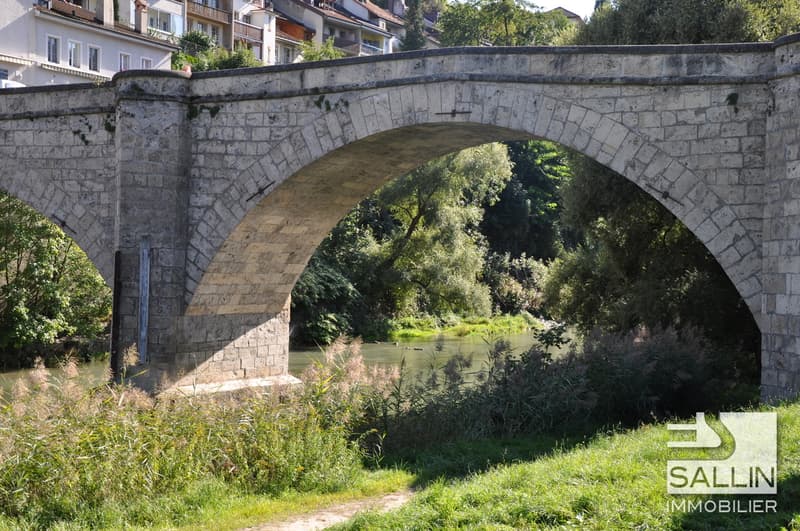 berges de la Sarine à quelques pas