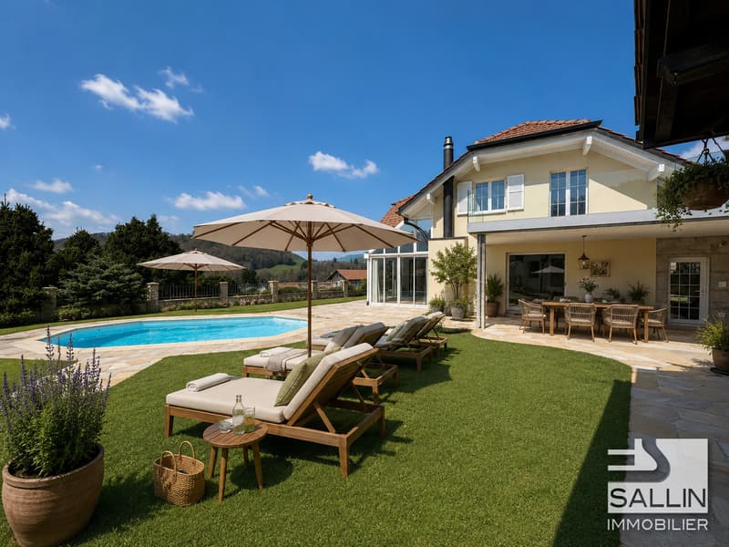 Élégante propriété de 6½ pièces d'env. 250 m², piscine, SPA et garage (11)
