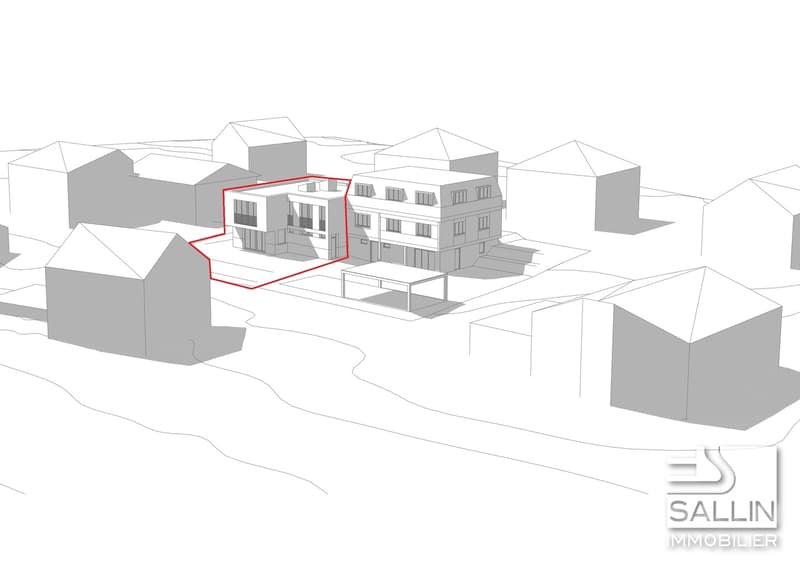 2 appartements neufs de 4½ pièces en duplex avec jardin privatif (1)