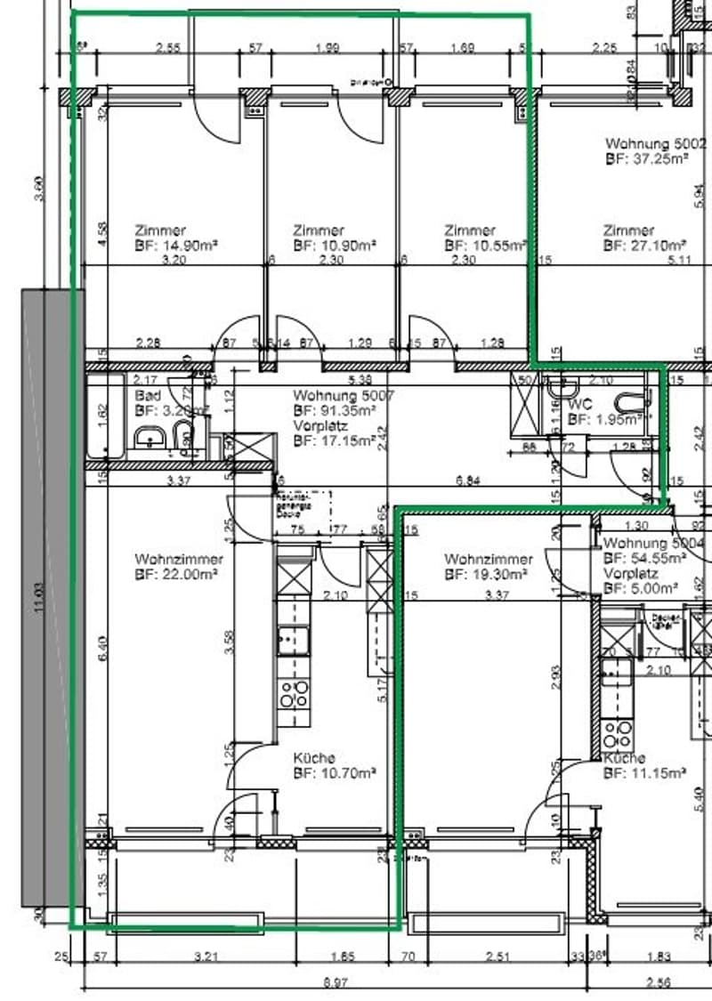 Grundrissplan