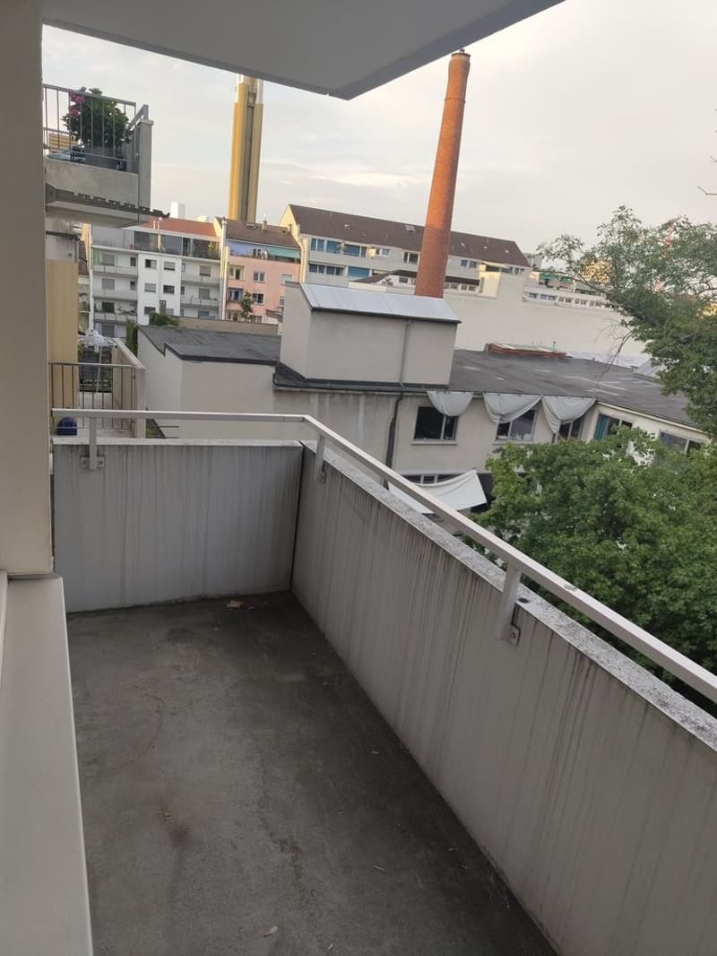Balkon Hofseite