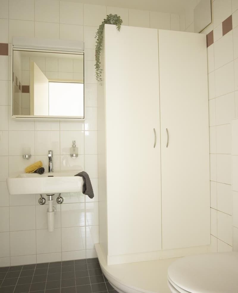 WC mit Einbauschrank