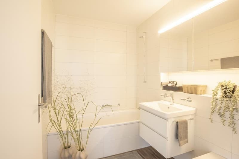 Badezimmer mit Badewanne