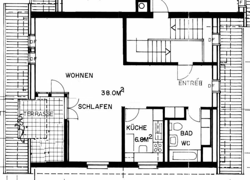 Grosszügige 1 1/2-Zimmer-Dachwohnung an zentraler Lage (9)