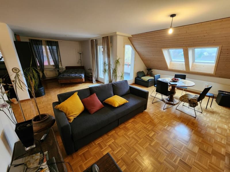 Grosszügige 1 1/2-Zimmer-Dachwohnung an zentraler Lage (3)