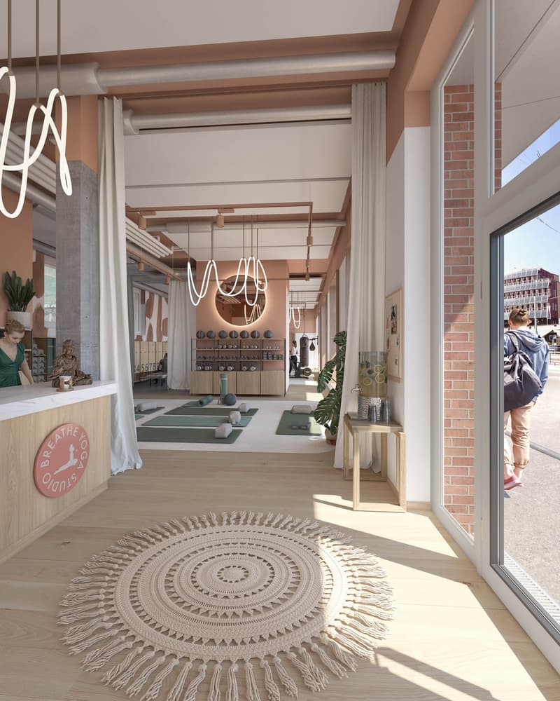 Visualisierung YOGA / Pilates - Studio