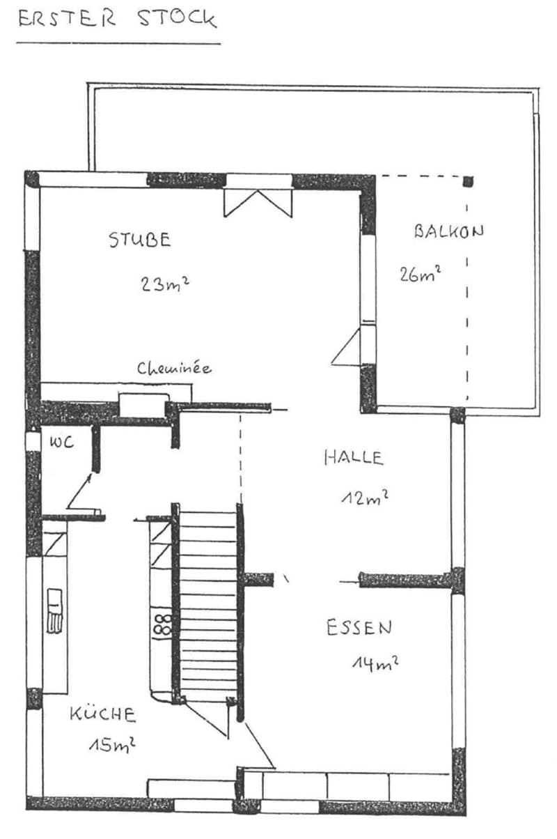 Grundriss Obergeschoss