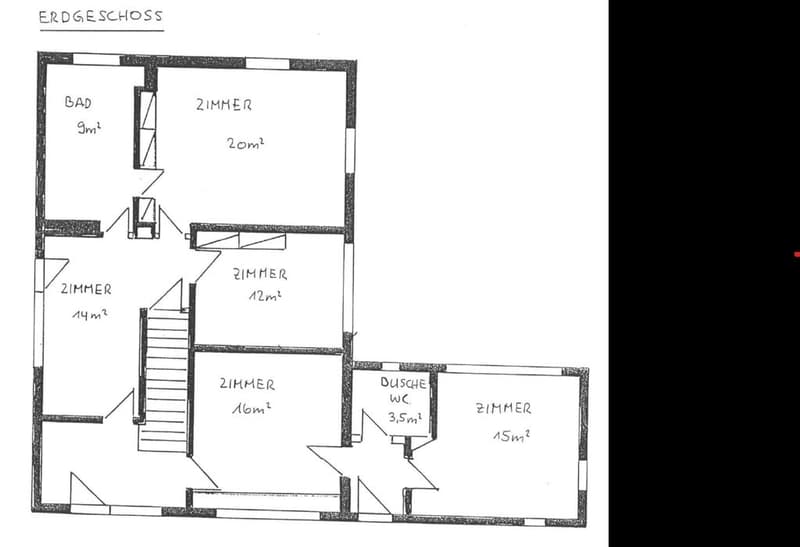 Grundriss Erdgeschoss